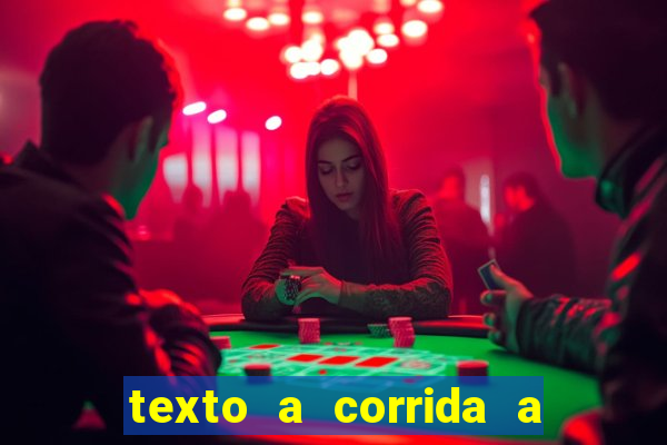 texto a corrida a lagarta lili